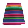TVCATYE Mexican Striped Short Skirt Athletic Skorts Womans Golf Skirts Pickleball Skort Breathable High Waist Workout Sport Skort Blue view 2