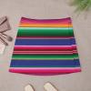 TVCATYE Mexican Striped Short Skirt Athletic Skorts Womans Golf Skirts Pickleball Skort Breathable High Waist Workout Sport Skort Blue view 3