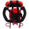 MUSESPANI Portable Rear Child Bike Seat, Soft Saddle Chair w/Foot Pedal, Front Mounted Baby Kids Safety Seat Carrier Adjusting Belt Buckle Easy Installation (red) view 4