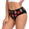 Custom Panties with Face Design Your Text Personalized Panties with Photo Personalized Sexy Funny Briefs Underwear for women Customizable Gift for Mom Wife Valentine Day 3X-Large view 2