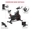 CUIYMXSC Upright Bike Series, Magnetic Resistance Exercise Bikes, Quiet Fitness Indoor Cycling Exercise Bike, Spin Bikes, Belt Drive Workout Bike view 3
