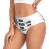 Custom Panties Customize Your Text/Image Custom Panties with Photo Personalized Sexy Funny Panties for women Personalized Gifts for Mom Mother's Day X-Large White view 2