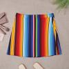 TVCATYE Mexican Stripe Orange Short Skirt Athletic Skorts Womans Golf Skirts Mini Skirt Breathable High Waist Workout Sports Skort view 3