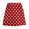 TVCATYE Polka Dots Red White Print Short Skirt Athletic Skorts Women Golf Skirts Mini Shorts Breathable High Waist Workout Exercise Skort view 2