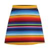 TVCATYE Mexican Stripe Short Skirt Athletic Skorts Women Golf Skirts Mini Skirt Breathable High Waist Workout Sport Skort Yellow view 2