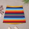 TVCATYE Mexican Stripe Short Skirt Athletic Skorts Women Golf Skirts Mini Skirt Breathable High Waist Workout Sport Skort Yellow view 3