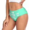 Custom Panties Customize Your Text/Image Custom Panties Underwear with Photo Customized Sexy Funny Panties Underwear for women Custom Gift for Mom Mother's Day X-Large Green view 2