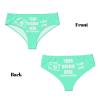 Custom Panties Customize Your Text/Image Custom Panties Underwear with Photo Customized Sexy Funny Panties Underwear for women Custom Gift for Mom Mother's Day X-Large Green view 4