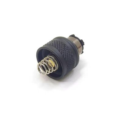 Tactical Flashlight Tail Cap for PLHv2 OKW M300 M600 Hunting Light Tail Cap (Black)
