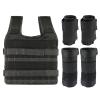 HXBER Exercise Weight Set, Max Loading 15kg/35kg Adjustable Vest Weight Exercise Weight Loading Cloth Strength Training with 6kg Leg Weight 5kg Arm Weight (Empty) view 1