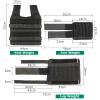 HXBER Exercise Weight Set, Max Loading 15kg/35kg Adjustable Vest Weight Exercise Weight Loading Cloth Strength Training with 6kg Leg Weight 5kg Arm Weight (Empty) view 2