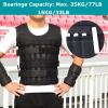 HXBER Exercise Weight Set, Max Loading 15kg/35kg Adjustable Vest Weight Exercise Weight Loading Cloth Strength Training with 6kg Leg Weight 5kg Arm Weight (Empty) view 4