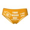 Custom Panties Put Your Photo On It Personalized Briefs with Photo Customized Sexy Funny Briefs for women Custom Gifts for Mom Wife Valentine Day Large Yellow view 1