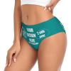 Custom Panties Design Your Photo Personalized Panties Underwear with Photo Custom Sexy Funny Briefs Underwear for women Design Gift for Mom Wife Birthday XX-Large Green view 2