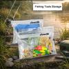 Aventik Fishing Bait Storage Bags -(10/20PACK) Durable Clear Organizer for Soft Plastic Baits, Lures, Tackle & Fishing Gear - Waterproof and Reusable Size 11.18 X 9.45(20pcs) view 2