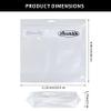 Aventik Fishing Bait Storage Bags -(10/20PACK) Durable Clear Organizer for Soft Plastic Baits, Lures, Tackle & Fishing Gear - Waterproof and Reusable Size 11.18 X 9.45(20pcs) view 3