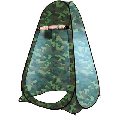 Portable Shower Privacy Tent,Outdoor Pop Up Shower Tent Dressing Tent Privacy Toilet Tent Standing Tent Shelter Sunshade Camping,Camouflage,47 x 47 x 74in