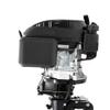 4-Stroke Outboard Motor, 6 HP 140CC 3.75KW Heavy Duty Fishing Boat Engine Air Cooling System and Manual Pull Start for Height 17.32 Inch, Inflatable Boats, Yachts, Water Sport Tools view 3
