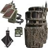 Stealth Cam Revolver PRO 40MP Photo 1440P at 30 FPS QHD Video 0.4 Sec Trigger Speed 360-Degree Panoramic View Built-in GPS Hunting Cellular Trail Camera - 32GB SD Card, Cloth, and Solar Panel (2 PK) view 1