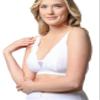Kudreshov Lingerie Maria Cotton Stretch Lace Women's Bra Non-Padded, No Underwire, White, Plus Sizes B-DD, XXL 38C view 3
