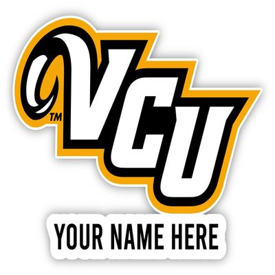 Virginia Commonwealth Customizable Die Cut Vinyl Decal Sticker Officially Licensed Collegiate Product 6-Inch