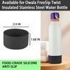 2pcs Silicone Boot for Owala FreeSip Twist Water Bottle 24oz,Applicable Anti-Slip Protective Sleeve for Owala FreeSip Twist view 4
