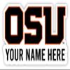 Oregon State Beavers Customizable Die Cut Vinyl Decal Sticker Officially Licensed Collegiate Product 10-Inch view 1