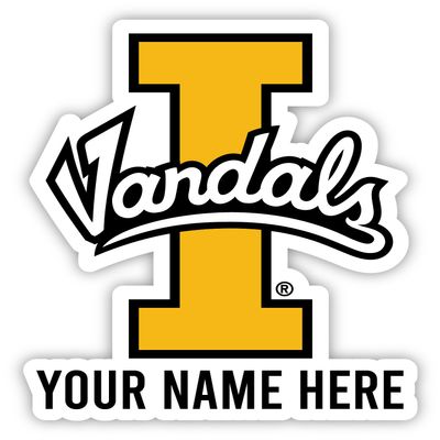 Idaho Vandals Customizable Die Cut Vinyl Decal Sticker Officially Licensed Collegiate Product 8-Inch
