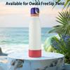2pcs Silicone Boot for Owala FreeSip 24oz, Anti-Slip Protective Sleeve, Anti-Slip Bottom for Twist (Red) view 3