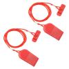 Treadmill Magnet Safety Key, Treadmill Key Replacement Rectangle Red 2PCS Treadmill Universal Safety Key Running Machine Key Magnet Treadmill Key Universal for Most Treadmill view 1