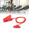Treadmill Magnet Safety Key, Treadmill Key Replacement Rectangle Red 2PCS Treadmill Universal Safety Key Running Machine Key Magnet Treadmill Key Universal for Most Treadmill view 4