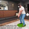 DeadeyeVR Golf Mat for Perfect VR Immersion - Hitting and Putting Grass Mat, Quest Club Attachment VR Accessory, 28" Diameter, 3/8" Thick, Easy Storage, Compatible with Deadeye Golf Club view 2