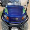 Draft Tribal Checkered Flag Golf Cart Graphic Decal Set FIT All Year and Model EZGO Club Car & Yamaha (Green) view 3