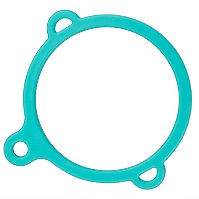 West Coast Paracord 3 Hole Safety Water Bottle Ring  Aqua  Transform into a Water Bottle Sling, Holder, or Handle (2 Pack)