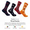 Timeless Tartans Carnegie Mellon Wool/Cashmere Dress Socks, Classic Collegiate Apparel, Officially Licensed Gift & Clothing Accessories view 3