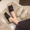 SACFOF Women's Mesh Platform Flat Espadrille Mules Closed Toe Summer Casual Breathable Slip On Slide Sandals Non-Slip Walking Beach Sandals view 4