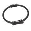 KIMISS Pilates Ring - Fitness Exercise Circle with Nonslip, Foam Padded Handle for Thigh Workout and Body Strengthening (Black) view 4