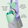 Corkcicle Crossbody Water Bottle Sling Bag - Adjustable Strap - Padded Interior Pocket - Fits 16 oz to 40 oz Tumblers - Summer Drinkware Gift - Princess Ariel view 4