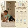 123 Bear Infant and Toddler Soft Cotton Spandex Boys and Girls Pants Multipacks (Black 2, 3T) view 3