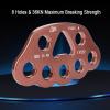 Vomeko P aw Multiplier Anchors,Descender Plate 36KN P aw Rigging Plate for Aerial Dance & Rock Climbing P aw Rigging Plate Rock Climbing Multi Anchor Point Connector view 4