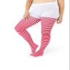 Silky Toes Womens Plus Size Striped Tights Bold Costume Halloween Stockings view 1
