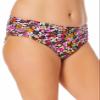 California Waves Plus Women's Plus Bikini Bottoms (Super Bloom Black Multi, 3X) view 3