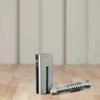 1/2 AR500 Steel Target  12X 20 Silhouette and T Post Hanger Bundle, Unpainted view 3