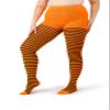 Silky Toes Womens Plus Size Striped Tights Bold Costume Halloween Stockings view 1