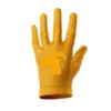 HIGHLIGHT FACTORY ATL G.O.A.T. Silhouette You Got Mossed/Ultra Grip Football Gloves (Yellow, Youth Small) view 2