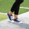FOCO Dallas Cowboys NFL Womens Team Color Metallic Low Top Canvas Shoes - 9 view 2