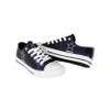 FOCO Dallas Cowboys NFL Womens Team Color Metallic Low Top Canvas Shoes - 9 view 4