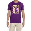 Purple Los Angeles Cameron Brink Text Pic T-Shirt Youth XL view 1