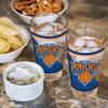 Rico Industries NBA Basketball New York Knicks 16 oz Pint Glasses with Digitally Printed Logo, Practical Set of 2 Classic Drinking Glasses view 4
