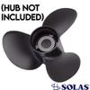 RAREELECTRICAL New Aluminum Propeller Is Compatible With Johnson Evinrude By Part Number 9512-153-21 Diameter 15.3" X 21" Pitch 3 Blades Left Hand Rotation Rubex 3 Plus view 2